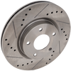 ALTIMA 13-21 FRONT BRAKE DISC RH=LH, Cross-drilled and Slotted