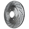 FRONTIER 05-19/EQUATOR 09-12 FRONT BRAKE DISC RH=LH, Cross-drilled and Slotted