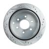 FRONTIER 05-22/XTERRA 05-15/EQUATOR 09-12 REAR BRAKE DISC RH=LH, Cross-drilled and Slotted