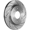 TITAN 05-07 / ARMADA/QX56 05-06 FRONT BRAKE DISC RH=LH, Cross-drilled and Slotted