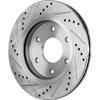 TITAN 05-07 / ARMADA/QX56 05-06 FRONT BRAKE DISC RH=LH, Cross-drilled and Slotted