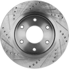 TITAN 05-07 / ARMADA/QX56 05-06 FRONT BRAKE DISC RH=LH, Cross-drilled and Slotted