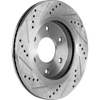 TITAN 05-07 / ARMADA/QX56 05-06 FRONT BRAKE DISC RH=LH, Cross-drilled and Slotted