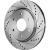 TITAN 05-07 / ARMADA/QX56 05-06 FRONT BRAKE DISC RH=LH, Cross-drilled and Slotted