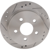 CENTURY 04-05/GRAND PRIX 97-03/GRAND AM 99-05 REAR BRAKE DISC RH=LH, Cross-drilled and Slotted