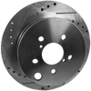 CROSSTREK 16-23/IMPREZA 12-22 REAR BRAKE DISC RH=LH, Cross-drilled and Slotted