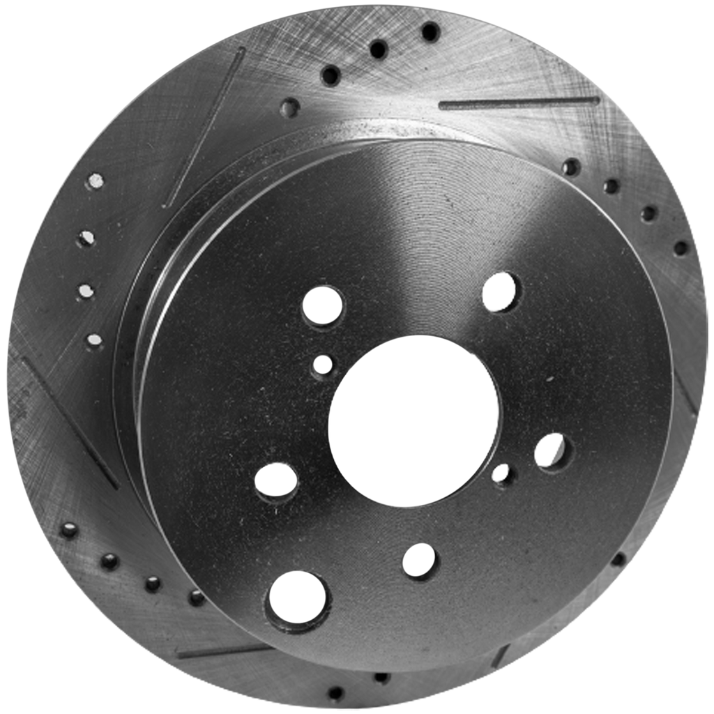 CROSSTREK 16-23/IMPREZA 12-22 REAR BRAKE DISC RH=LH, Cross-drilled and Slotted