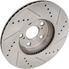 COROLLA 09-19/XD 08-14 FRONT BRAKE DISC RH=LH, Cross-drilled and Slotted