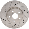 COROLLA 09-19/XD 08-14 FRONT BRAKE DISC RH=LH, Cross-drilled and Slotted