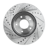 EQUINOX 07-09/VUE 08-10/CAPTIVA SPORT 12-15 FRONT BRAKE DISC RH=LH, Cross-drilled and Slotted