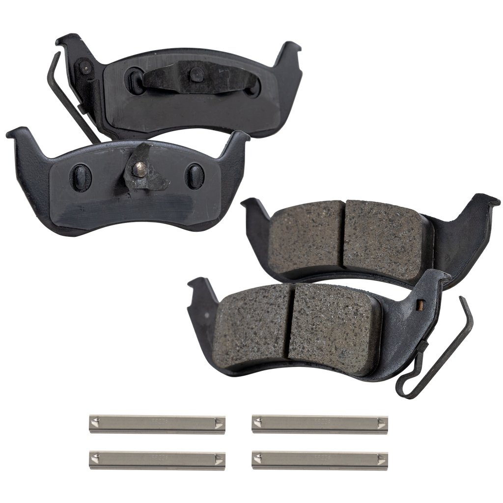 CROWN VICTORIA 05-11/RANGER 11-11/TOWN CAR 09-10 REAR BRAKE PAD SET, 2-Wheel Set