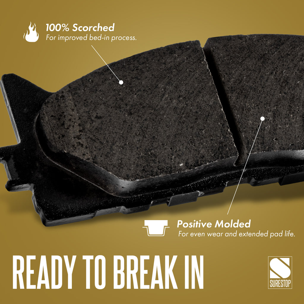 ECLIPSE 06-12/PATRIOT 13-17 FRONT BRAKE PAD SET, 2-Wheel Set