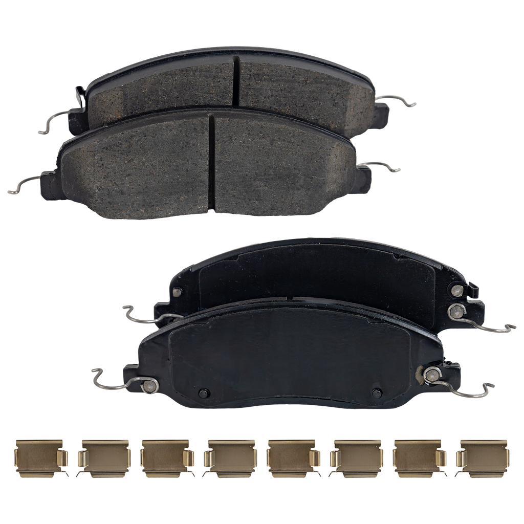 MUSTANG 11-14 FRONT BRAKE PAD SET, 2-Wheel Set