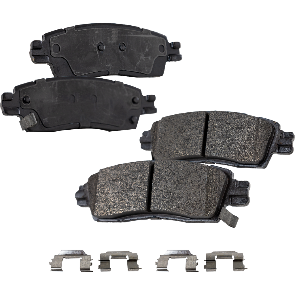 ENCLAVE/TRAVERSE/ACADIA 11-11 REAR BRAKE PAD SET, 2-Wheel Set