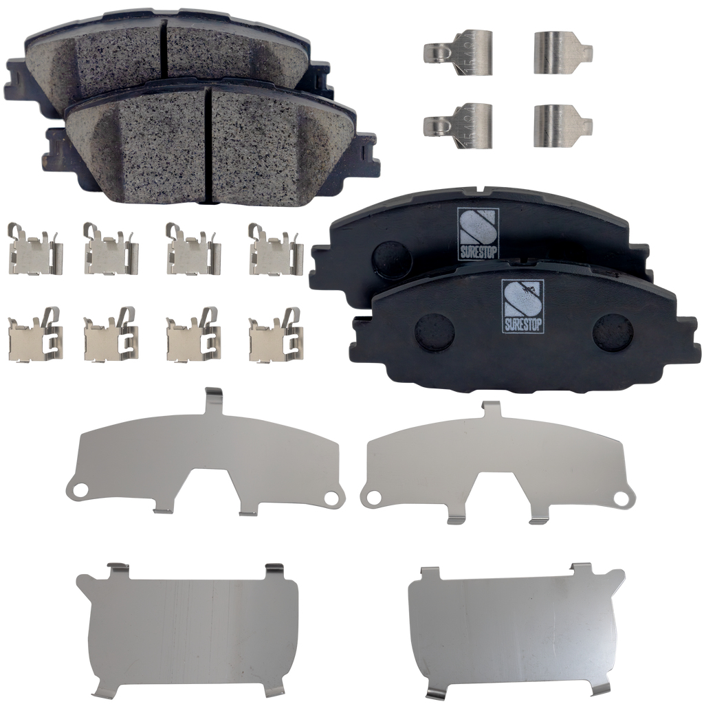 COROLLA 19-22/PRIUS PRIME 20-22 FRONT BRAKE PAD SET, 2-Wheel Set