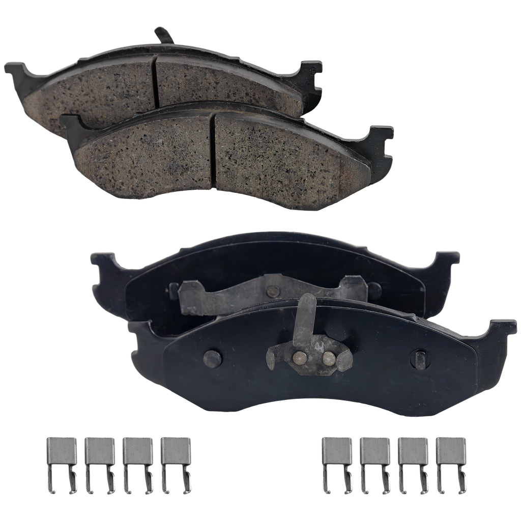 WRANGLER 97-06/CHEROKEE 97-01 FRONT BRAKE PAD SET, 2-Wheel Set