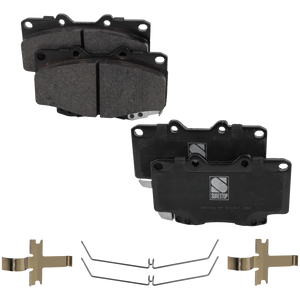 TACOMA 00-02 FRONT BRAKE PAD SET, 2-Wheel Set