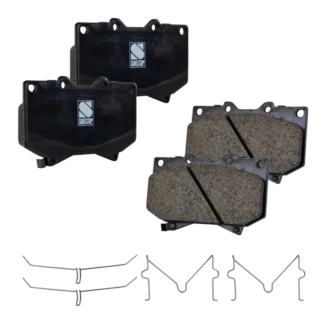 SEQUOIA 01-02/TUNDRA 00-03 FRONT BRAKE PAD SET, 2-Wheel Set