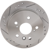 CAMRY 02-06/SOLARA 04-08 REAR BRAKE DISC RH=LH, Cross-drilled and Slotted