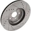 COROLLA/MATRIX 03-08 / CELICA 00-05 FRONT BRAKE DISC RH=LH, Cross-drilled and Slotted