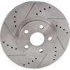 COROLLA/MATRIX 03-08 / CELICA 00-05 FRONT BRAKE DISC RH=LH, Cross-drilled and Slotted