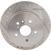 HIGHLANDER 08-13 REAR BRAKE DISC RH=LH, Cross-drilled and Slotted