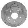 PRIUS 10-15 / CT200H 11-16 / PRIUS PLUG-IN 12-15 FRONT BRAKE DISC RH=LH, Cross-drilled and Slotted