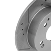 PRIUS 10-15 / CT200H 11-16 / PRIUS PLUG-IN 12-15 FRONT BRAKE DISC RH=LH, Cross-drilled and Slotted