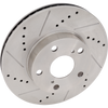 TACOMA 05-15 FRONT BRAKE DISC RH=LH, RWD, 5 Lug, Cross-drilled and Slotted