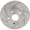 TACOMA 05-15 FRONT BRAKE DISC RH=LH, RWD, 5 Lug, Cross-drilled and Slotted