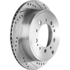 TUNDRA 07-21/SEQUOIA 08-22 REAR BRAKE DISC RH=LH, Cross-drilled and Slotted