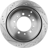 TUNDRA 07-21/SEQUOIA 08-22 REAR BRAKE DISC RH=LH, Cross-drilled and Slotted