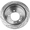 TUNDRA 07-21/SEQUOIA 08-22 REAR BRAKE DISC RH=LH, Cross-drilled and Slotted