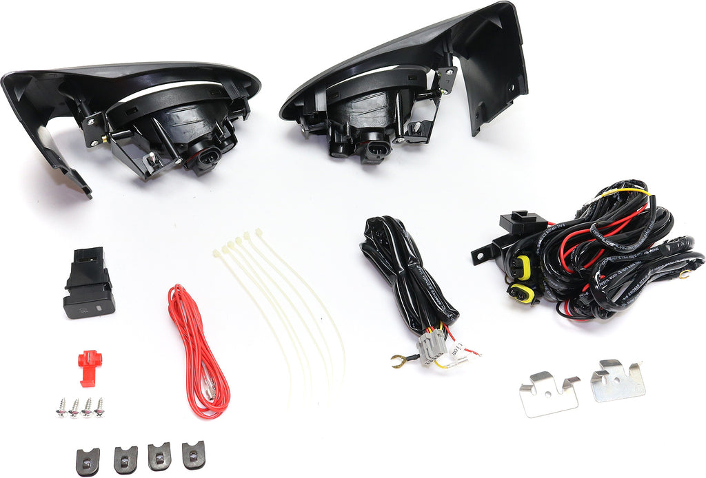 RSX 02-04 FRONT FOG LAMP RH AND LH, Assembly, Halogen, Yellow Lens