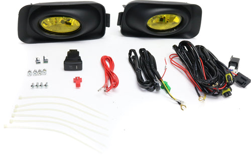TSX 04-05 FRONT FOG LAMP RH AND LH, Assembly, Halogen, Yellow Lens