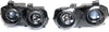 INTEGRA 94-97 HALO PROJECTOR HEAD LAMP RH AND LH, Assembly, Black Interior, Clear Lens