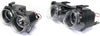 INTEGRA 94-97 HALO PROJECTOR HEAD LAMP RH AND LH, Assembly, Black Interior, Clear Lens