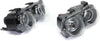 INTEGRA 94-97 HALO PROJECTOR HEAD LAMP RH AND LH, Assembly, Black Interior, Clear Lens