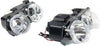 INTEGRA 98-01 HALO PROJECTOR HEAD LAMP RH AND LH, Assembly, Chrome Interior, Clear Lens