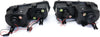 INTEGRA 98-01 HALO PROJECTOR HEAD LAMP RH AND LH, Assembly, Chrome Interior, Clear Lens