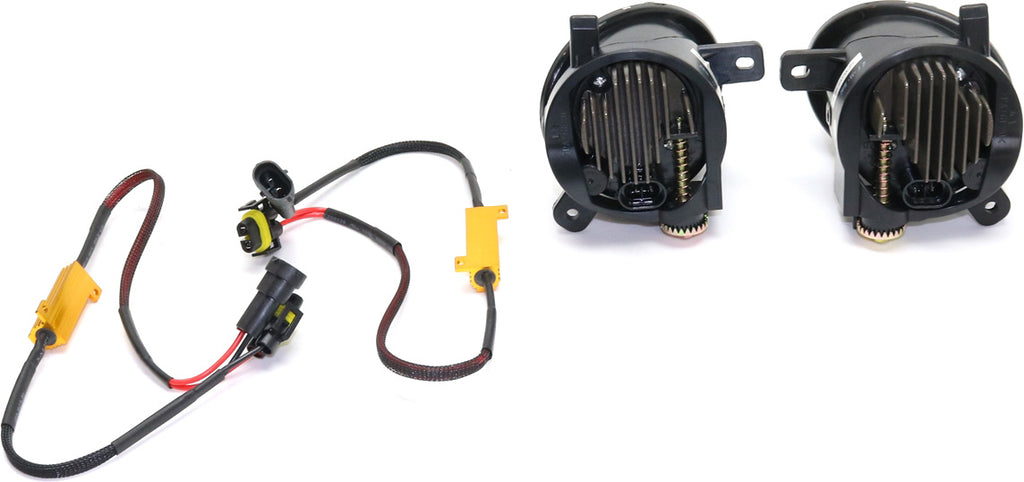 A4/S4 09-12 / A4 ALLROAD 13-16 FRONT FOG LAMP RH and LH, Assembly, LED, Clear Lens
