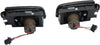 3-SERIES 92-98 FRONT FOG LAMP RH and LH, Assembly, Halo Projector Type, Smoke Lens