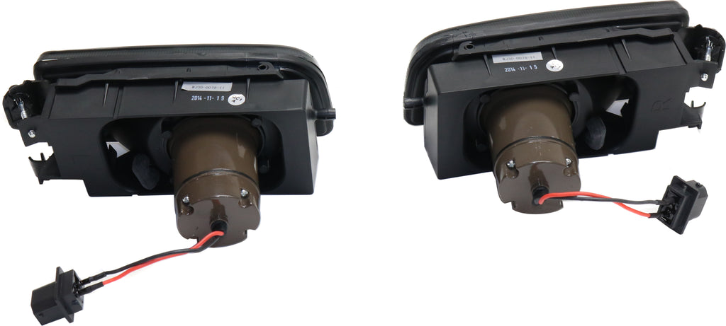 3-SERIES 92-98 FRONT FOG LAMP RH and LH, Assembly, Halo Projector Type, Smoke Lens