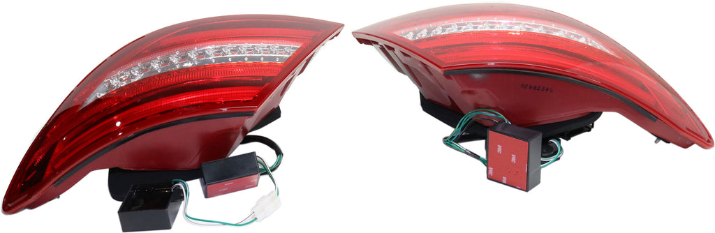 C-CLASS 12-13 LED CLEAR TAIL LAMP, Set (RH and LH), Assembly, Clear/Red Lens