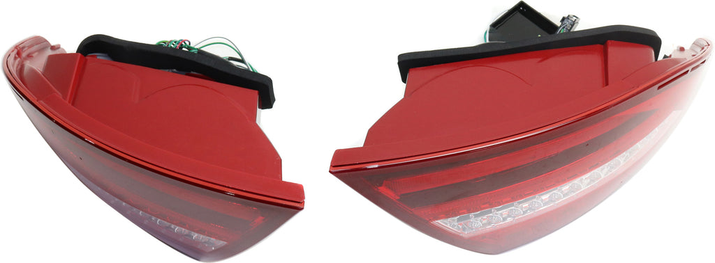 C-CLASS 12-13 LED CLEAR TAIL LAMP, Set (RH and LH), Assembly, Clear/Red Lens