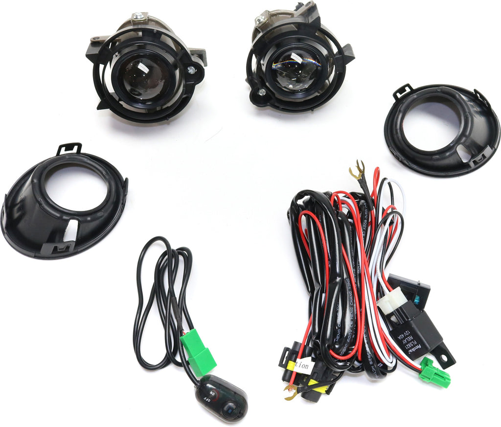 CAMARO 14-15 FRONT FOG LAMP RH and LH, Assembly, Halogen, Clear Lens