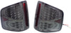 S10 PICKUP/HOMBRE 94-04 LED CLEAR TAIL LAMP RH and LH, Lens and Housing, Crm Interior, Smoke Lens