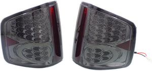 S10 PICKUP/HOMBRE 94-04 LED CLEAR TAIL LAMP RH and LH, Lens and Housing, Crm Interior, Smoke Lens