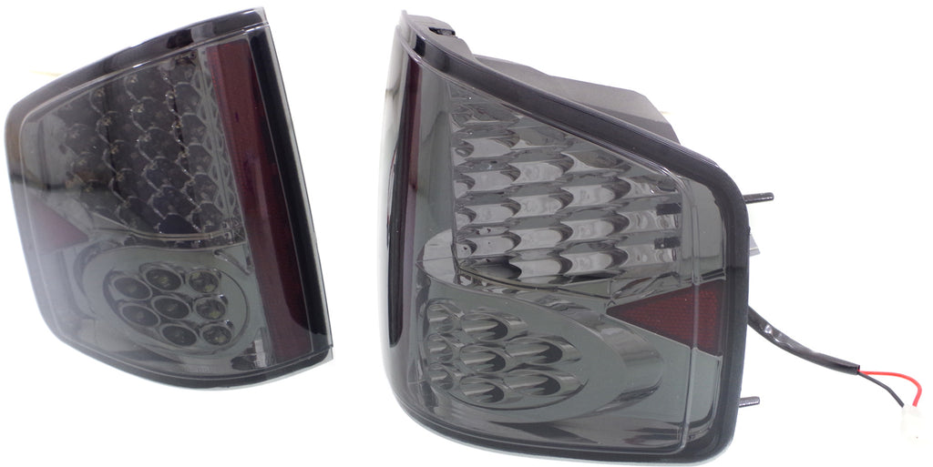 S10 PICKUP/HOMBRE 94-04 LED CLEAR TAIL LAMP RH and LH, Lens and Housing, Crm Interior, Smoke Lens