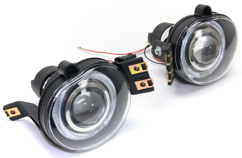 DODGE FULL SIZE P/U 1500 02-08 / 2500/3500 03-09 FRONT FOG LAMP RH AND LH, Assembly, Halo Projector Type, Clear Lens